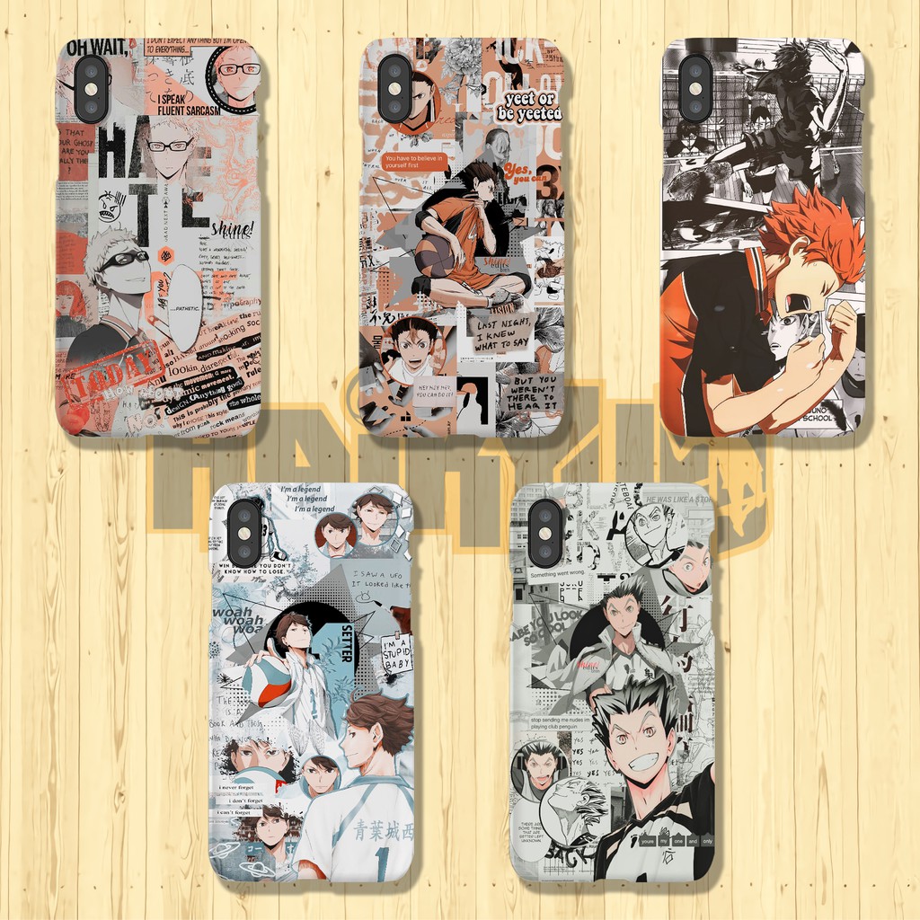 Custom Case Anime Haikyuu (HP Samsung, iPhone, Oppo