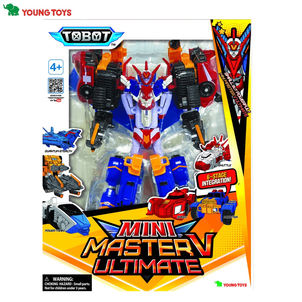 TOBOT Galaxy Detectives Mini Master V Ultimate Robot Figure