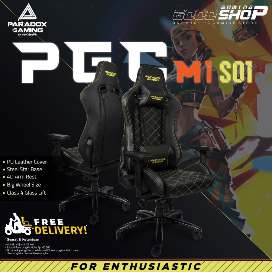 PARADOX GAMING PGC-M1-S01 / PGCM1S01 - Gaming Chair