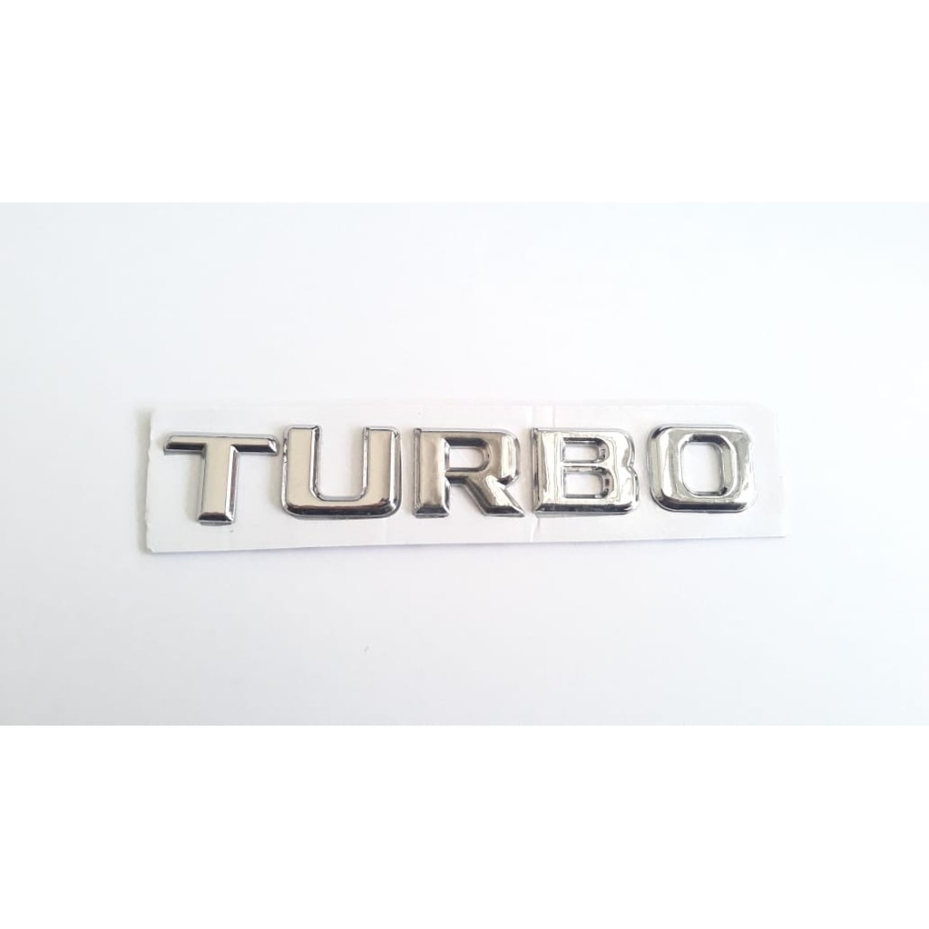 Emblem Logo Tulisan Turbo