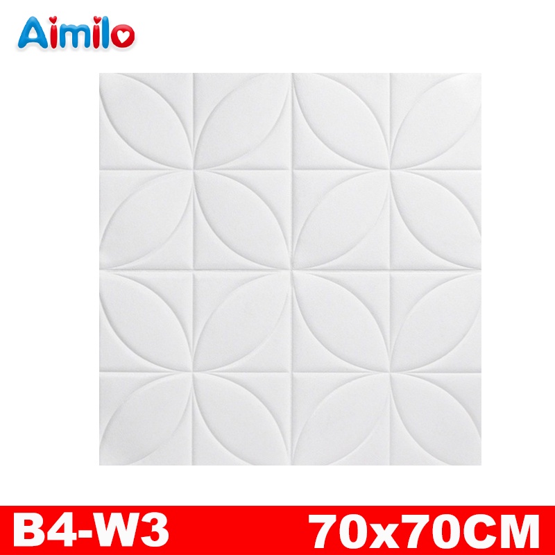 (Aimilo) Wallpaper Dinding 3D Foam Motif Batu Bata Walpaper 3D Foam Murah High Quality-B4-W3