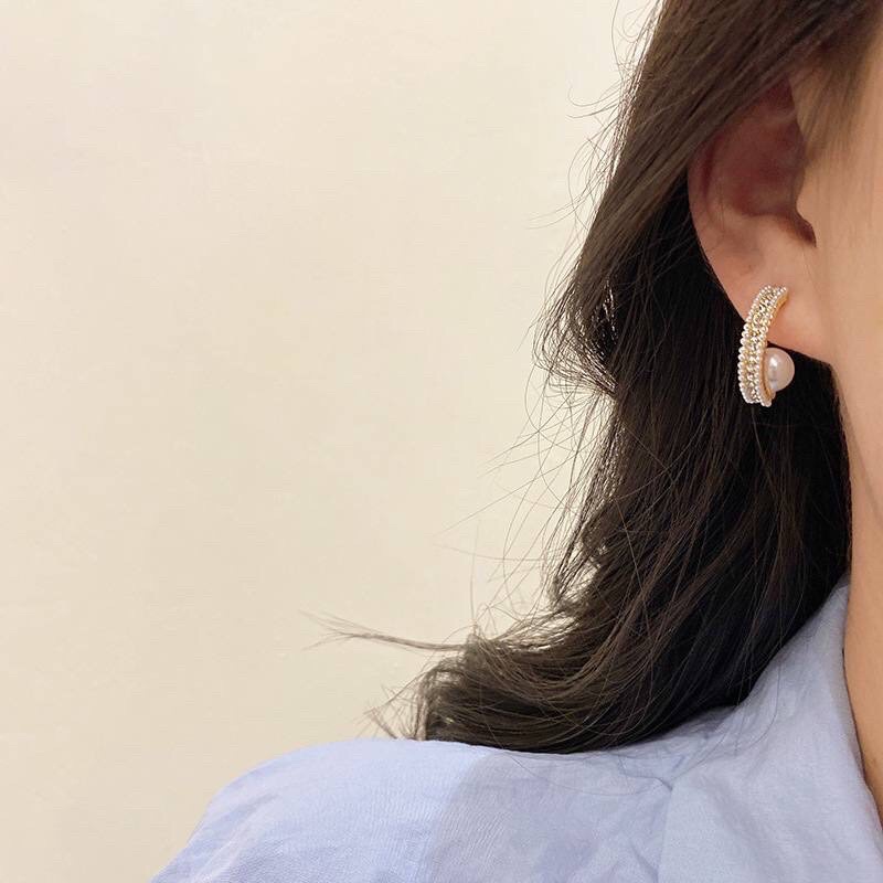 anting tusuk gold mutiara