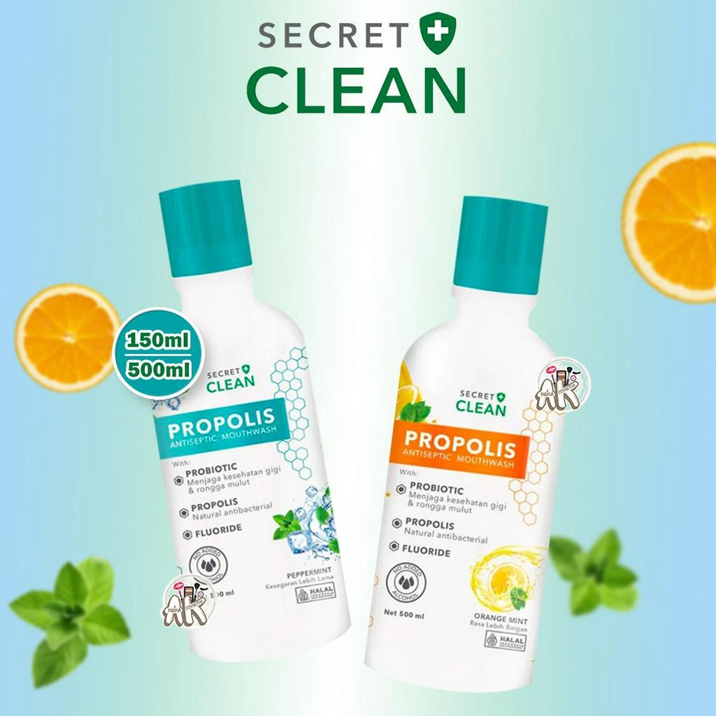 SECRET CLEAN PROPOLIS ANTISEPTIC MOUTHWASH 150ML-500ML