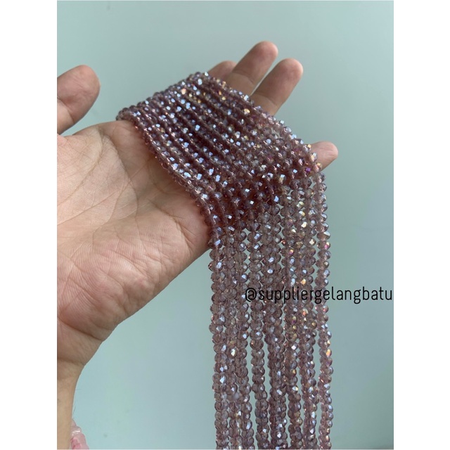 Crystal Ceko 6mm WINE PURPLE UNGU MUDA KUARSA kuarsa kristal quartz