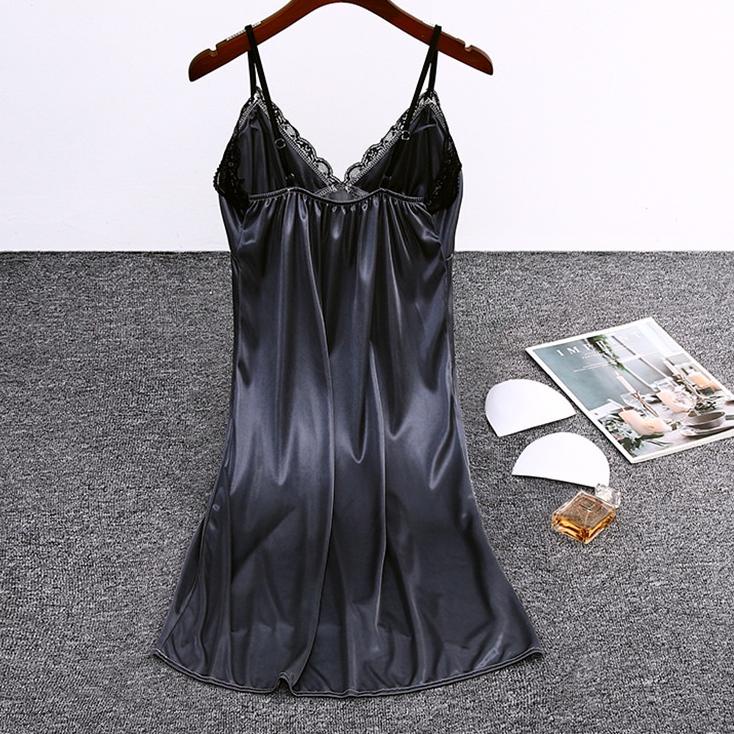 Hot Product--Daster Wanita Dewasa Lingerie Seksi Warna Polos