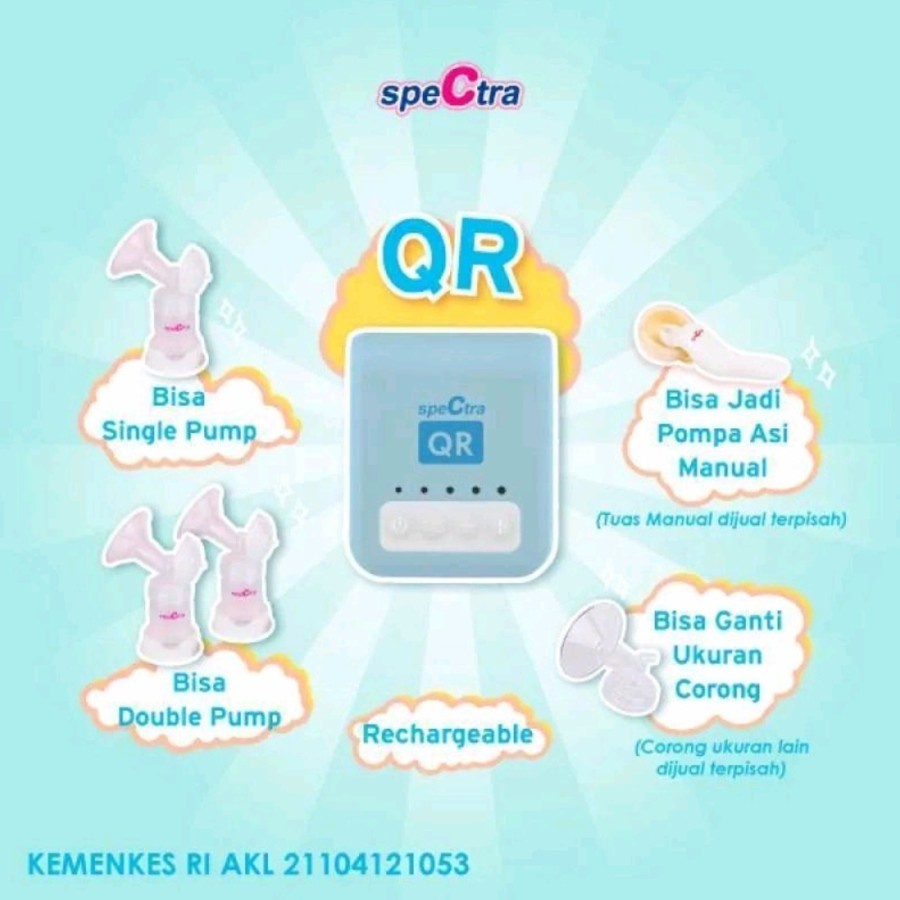 Pompa Asi Elektrik Spectra QR (Q+ Rechargeable) Terbaru