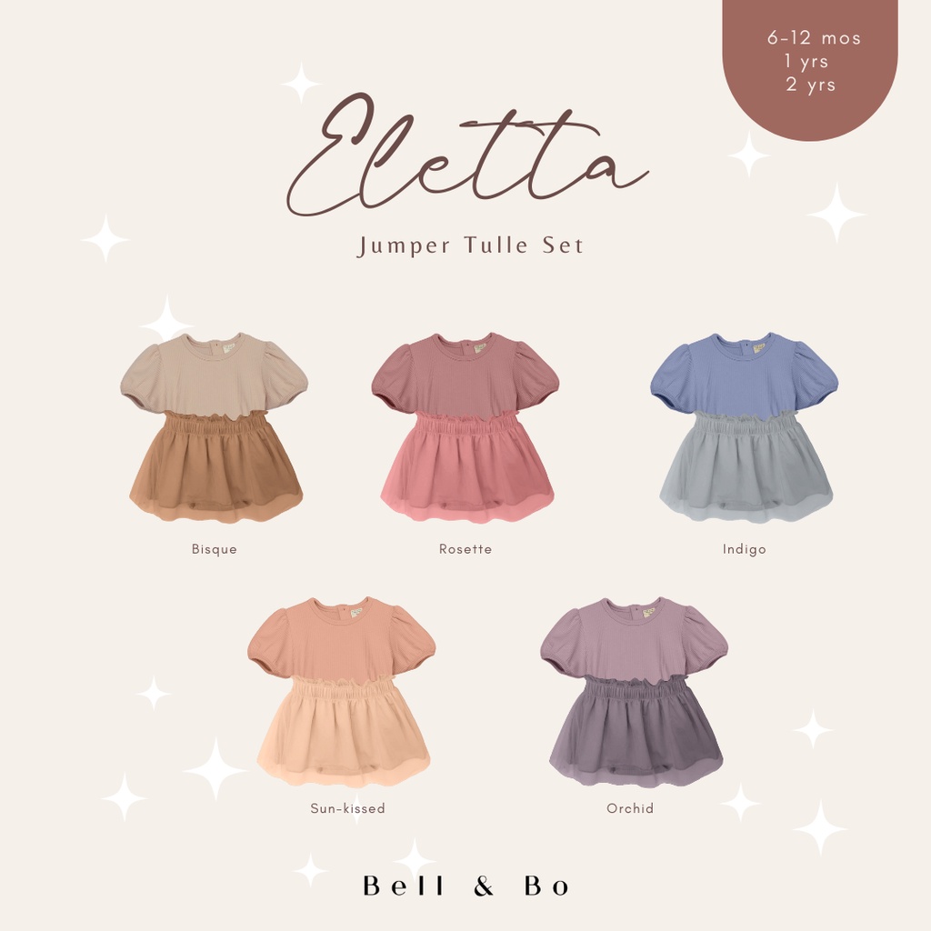 BELL &amp; BO - Eletta Jumper Set Rok Tutu Bayi Balita