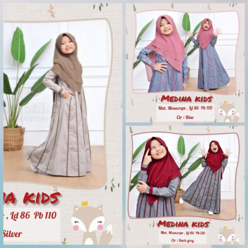 set dress medina syari kids
