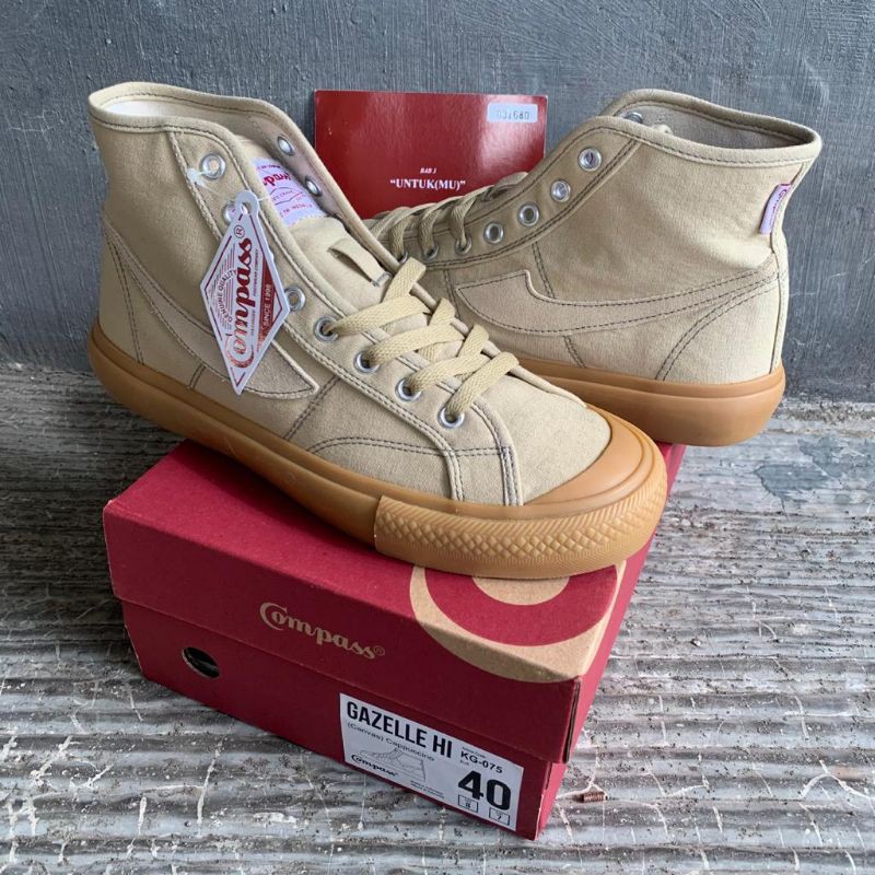 [HARGA RETAIL] Size 40 Compass Gazelle High Cappuccino
