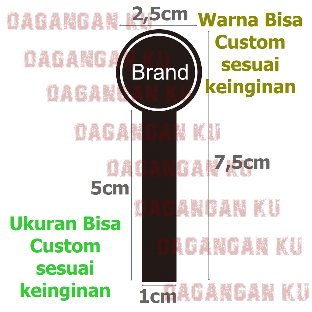 TERMURAH Cetak Stiker Segel Label Logo Tempelan Makanan Minuman Skincare Print Sticker Pita Kue