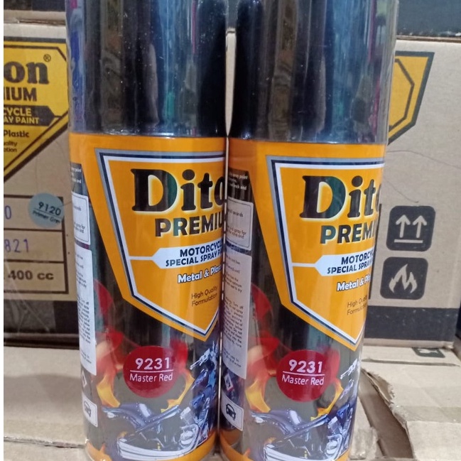 Pilok Pilox DITON Premium H9231* Master Red / 9231 Merah Maroon / Merah Honda (400cc/400ml)