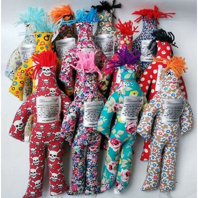 NEW Random Pattern Color Stress Relief 12&quot; Dammit Doll Plush toy