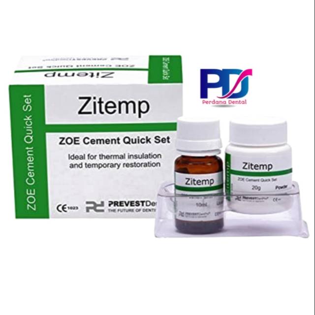 Zitemp zinc oxide eugenol