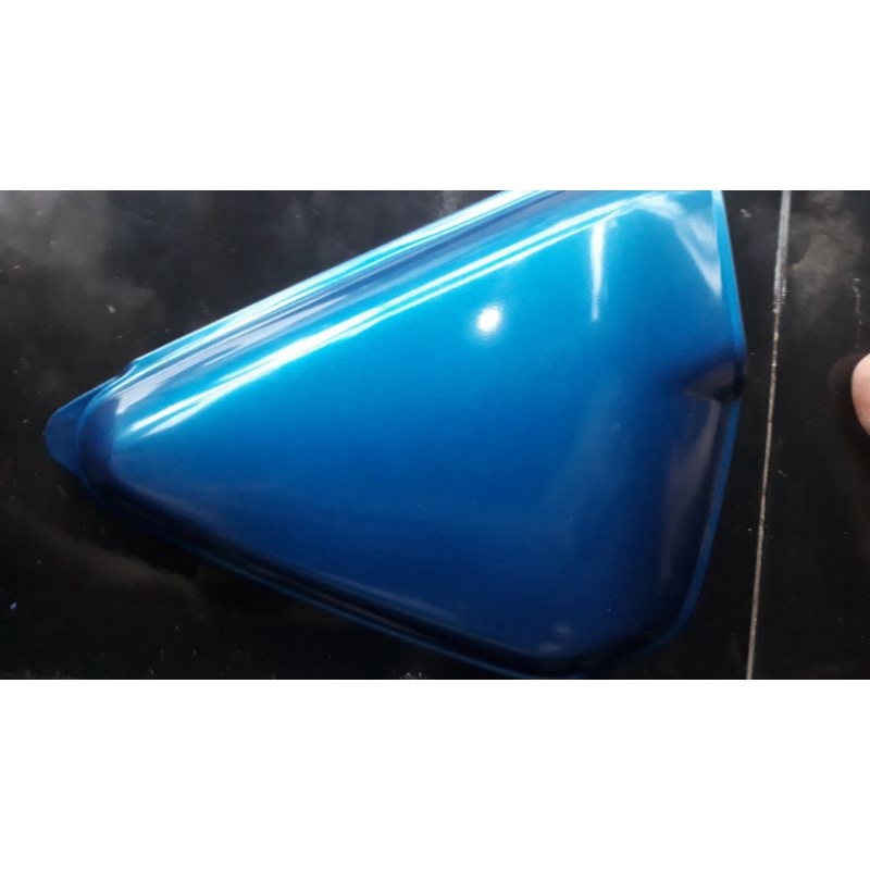 box aki cb100 125 - cover side cb100 125 - tepong aki cb100 125 biru original baru stok lama