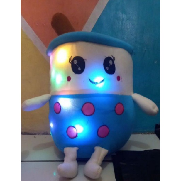 Boneka Boba Led Nyala Ukuran L Mainan anak Lucu Viral Murah