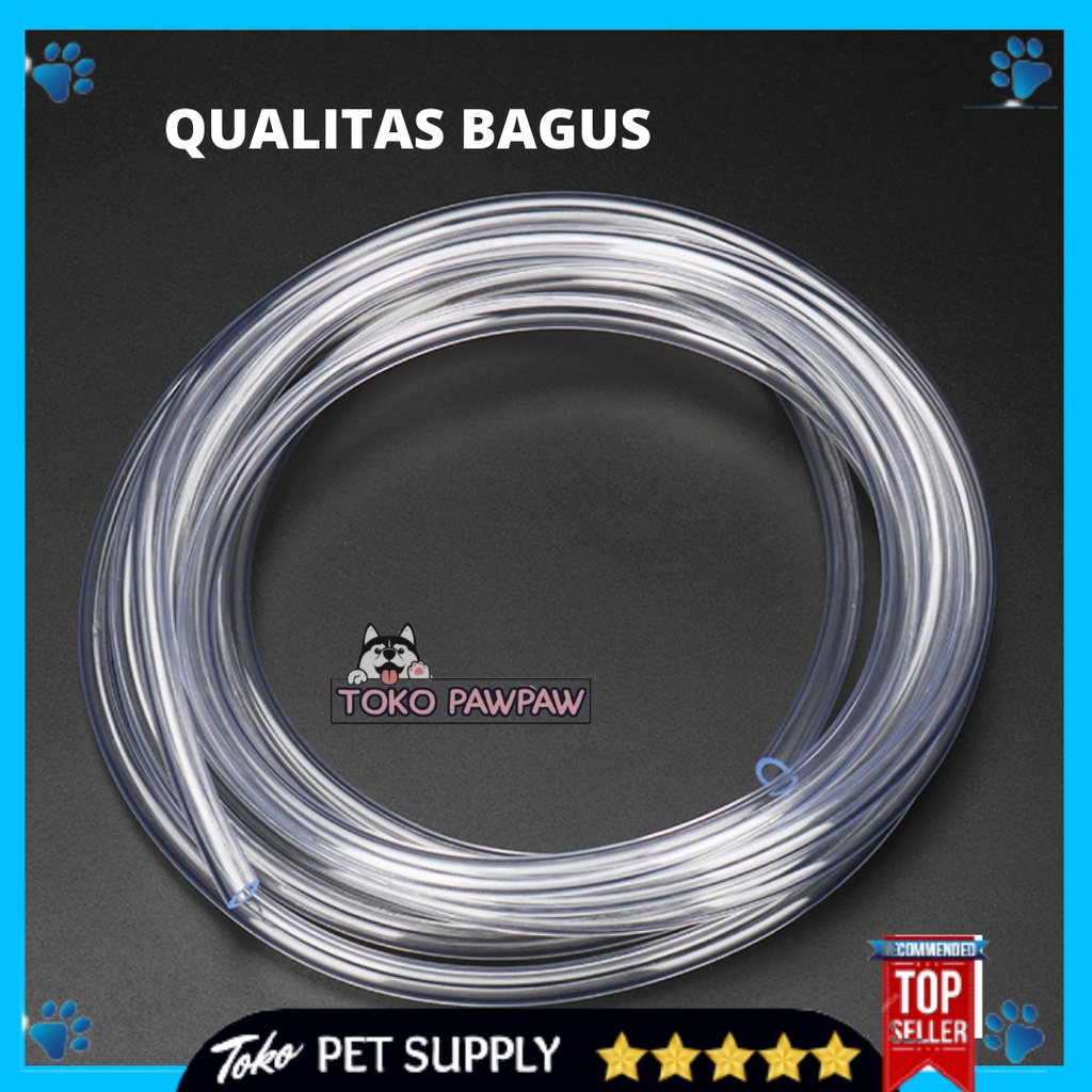 AQUARIUM SELANG SILICON AQUASCAPE 1METER SELANG AKUARIUM SELANG SILIKON AKUARIUM SELANG RPM SELANG A