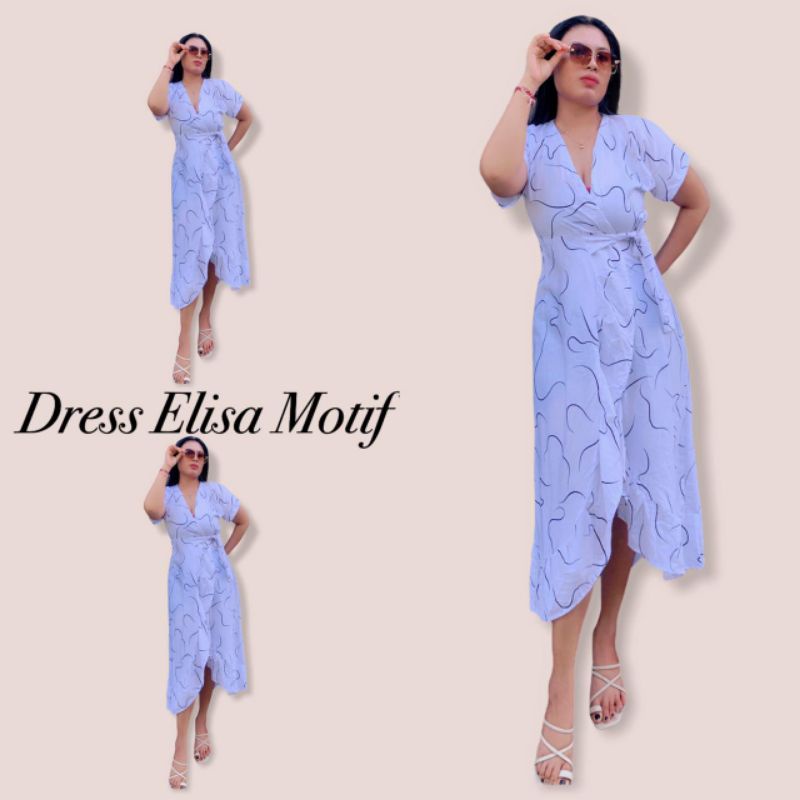 Dress Elisa Motif/best seller