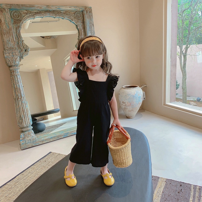 babyfit 3-8thn terusan anak perempuan dengan model jumpsuit overall onesie suit  sc-0607r