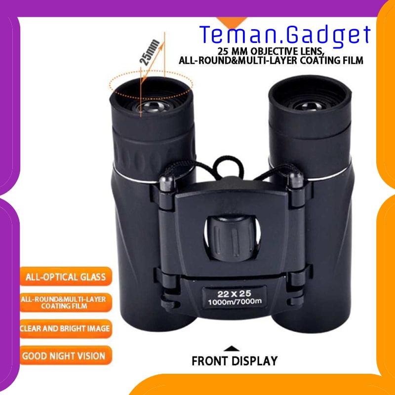 TG-ID052 ARSSON TEROPONG BINOCULAR OUTDOOR MAGNIFICATION 22X25 LONG RANGE - PMT