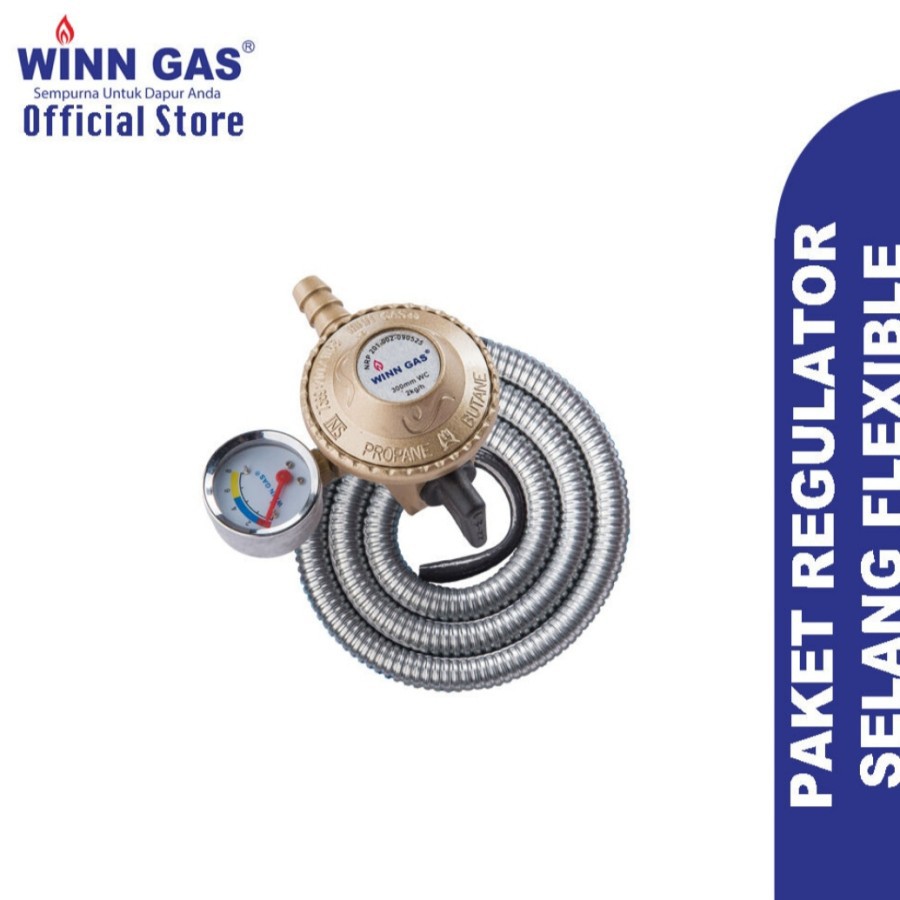 Winn Gas Paket Regulator Selang flexibel w68M