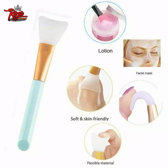 KM21 - KUAS MASKER WAJAH PREMIUM SILIKON SILICONE FACE MASK BRUSH