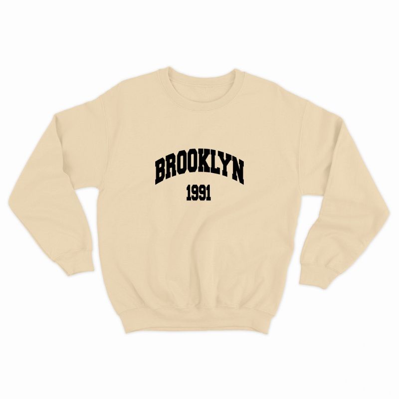 Sweater polos basic pria wanita (Brooklyn 1991)