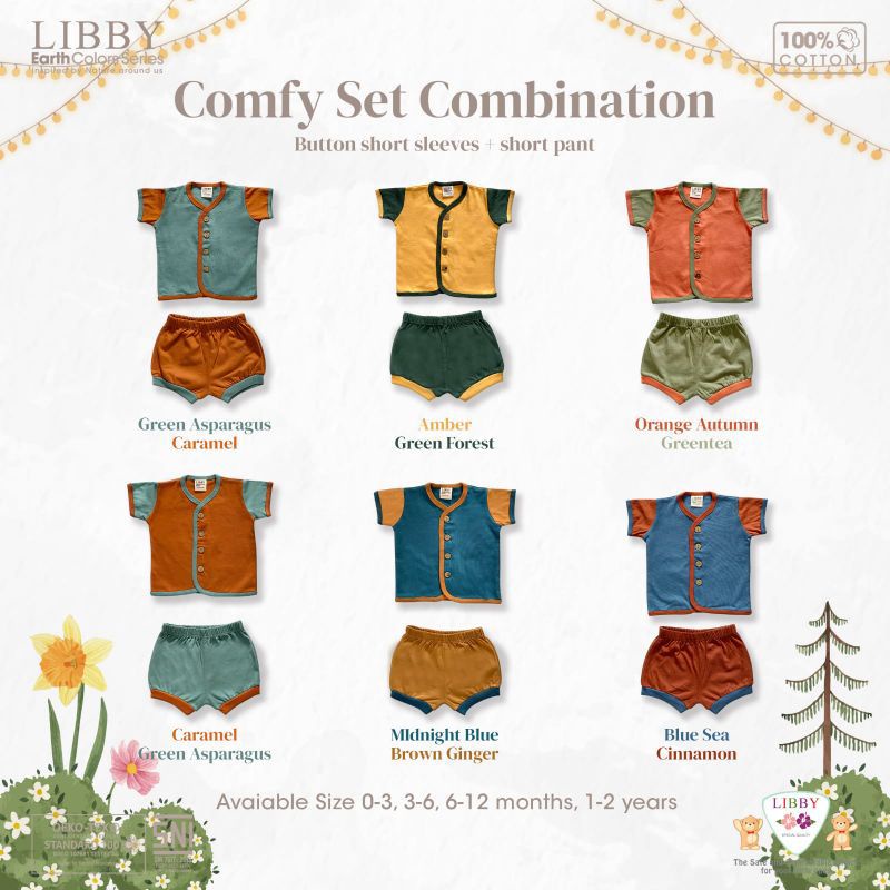 LIBBY - Comfy Set - Setelan Pendek