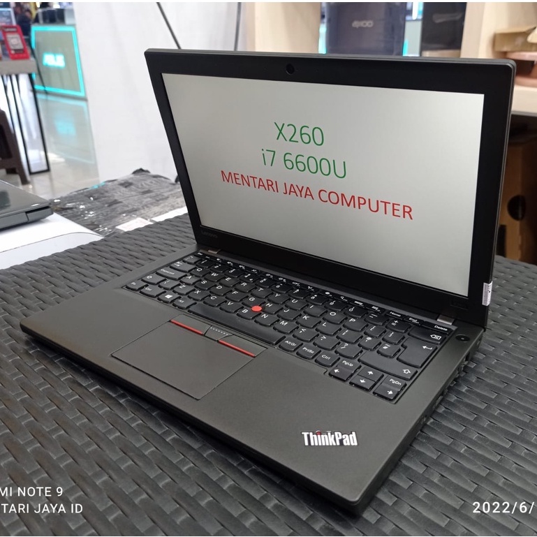 Laptop Second Lenovo Thinkpad Core i5 8GB 256GB SSD 12.5&quot; inch Win 10 Pro Murah Berkualitas Siap Pakai