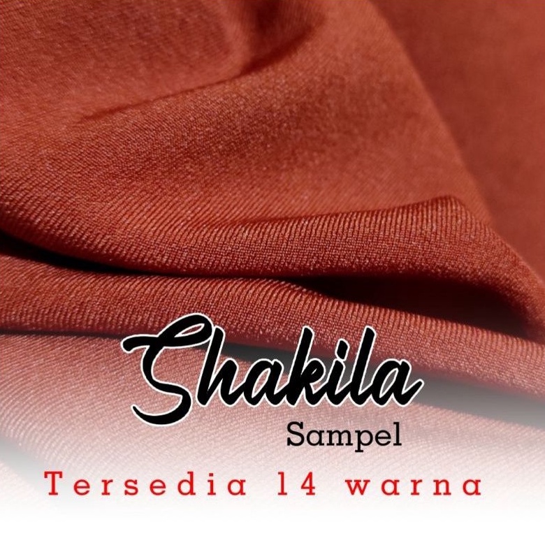 Sample Kain Katun Shakila Stretch  10 cm x 15 cm