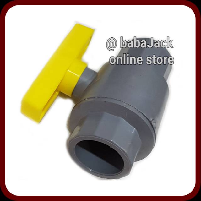 Ballvalve pvc engkol tebal pipa polos