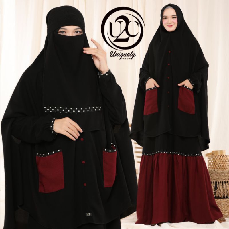 Syar'i Madina Premium ORI U2c set cadar