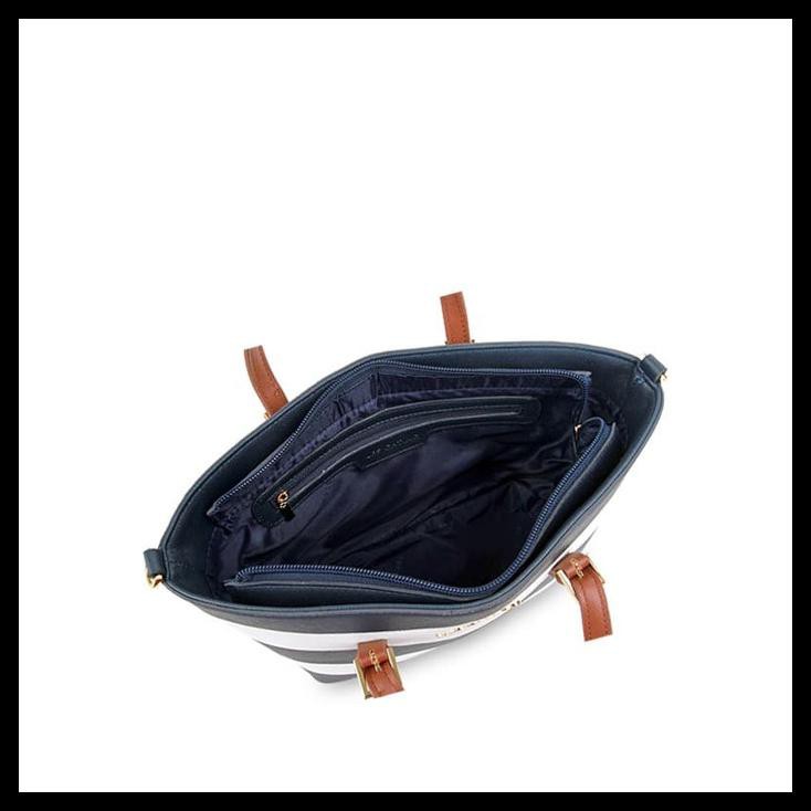 Terbaru Tas Tote Les Catino Micronesia Tote S Navy White