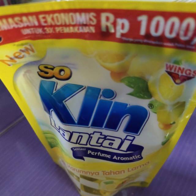 SOKLIN LANTAI 1000@80ML.SEDUS 48 PCS