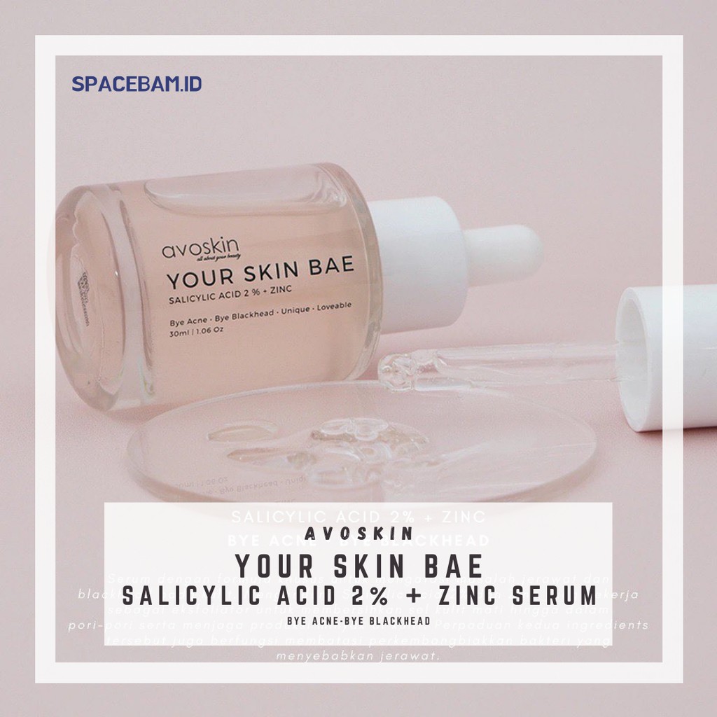 AVOSKIN Your Skin Bae Salicylic Acid 2% + Zinc Serum [Avoskin Salicylic Acid Serum]