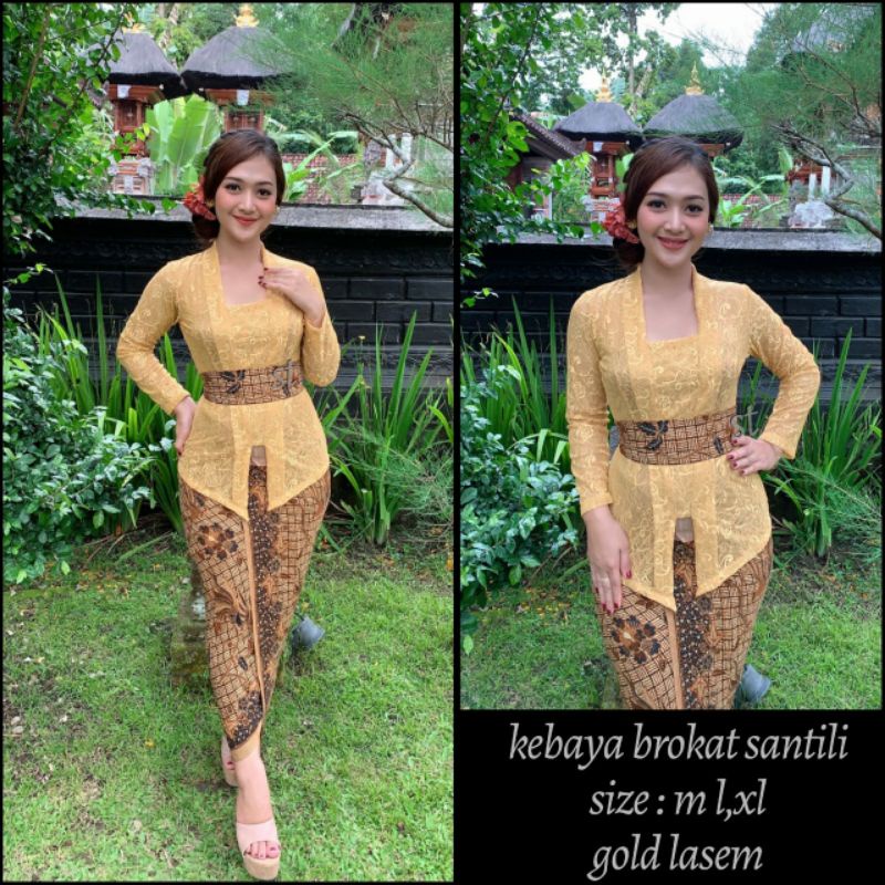 SALE KEBAYA BALI JADI STRAIT SANTILI (ATASAN KEBAYA SAJA)