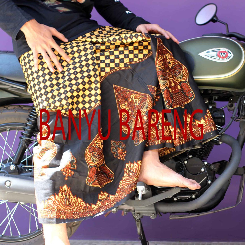 Sarung Batik Motif Gunungan Wayang - Sarung Batik Wayang Gunungan Kayon - Sarung Santri