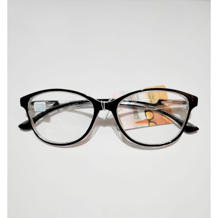 Kacamata Minus /Rabun Jauh  Frame Cat Eye Antiradiasi Blueray