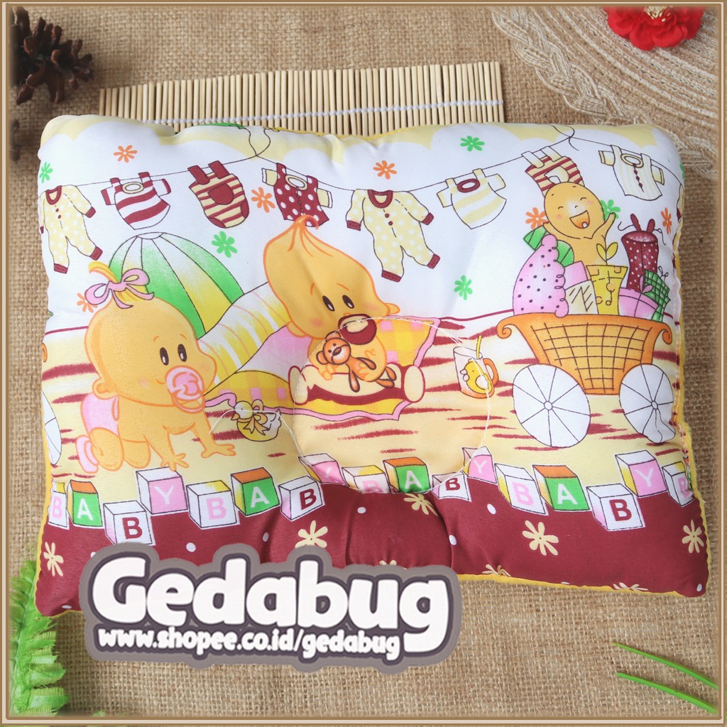 Bantal Peang Okiyo Bulu / Bantal Bayi Peyang Oky 030 - gedabug