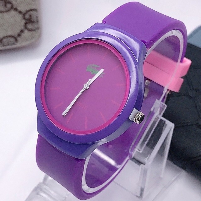 JAM TANGAN ANALOG STRAP SILIKON WARNA JAM TANGAN MURAH CEWEK PERMEN WANITA JAM TANGAN COUPLE W47