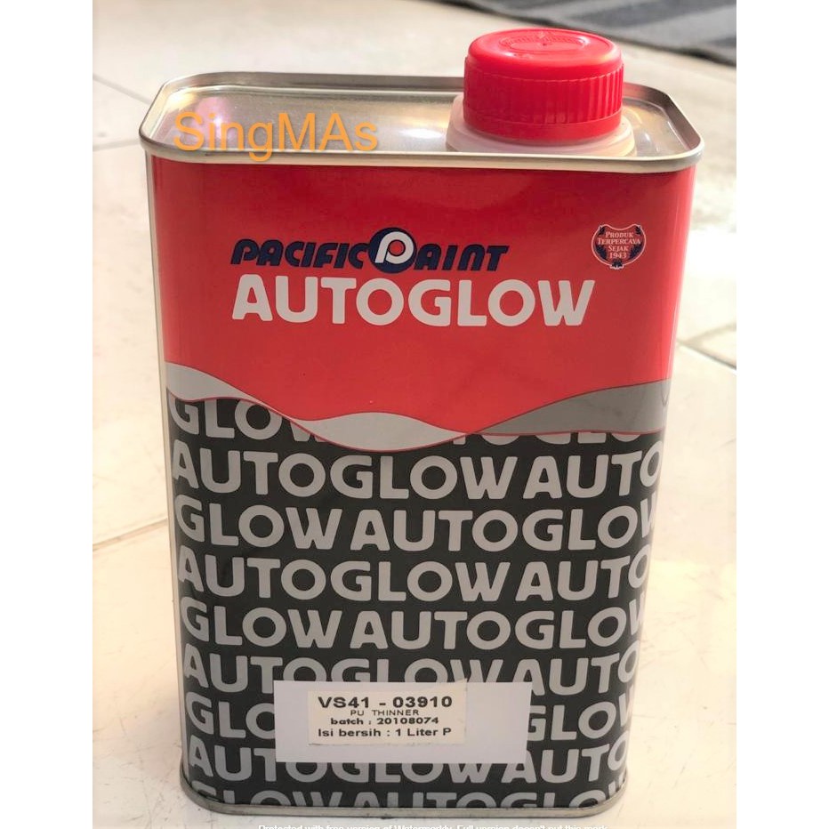 Thinner PU Thiner AUTOGLOW PU 1 Liter Tiner Tinner Tenner PU Pengencer Cat Mobil/Cat Duco, NC, Epoxy