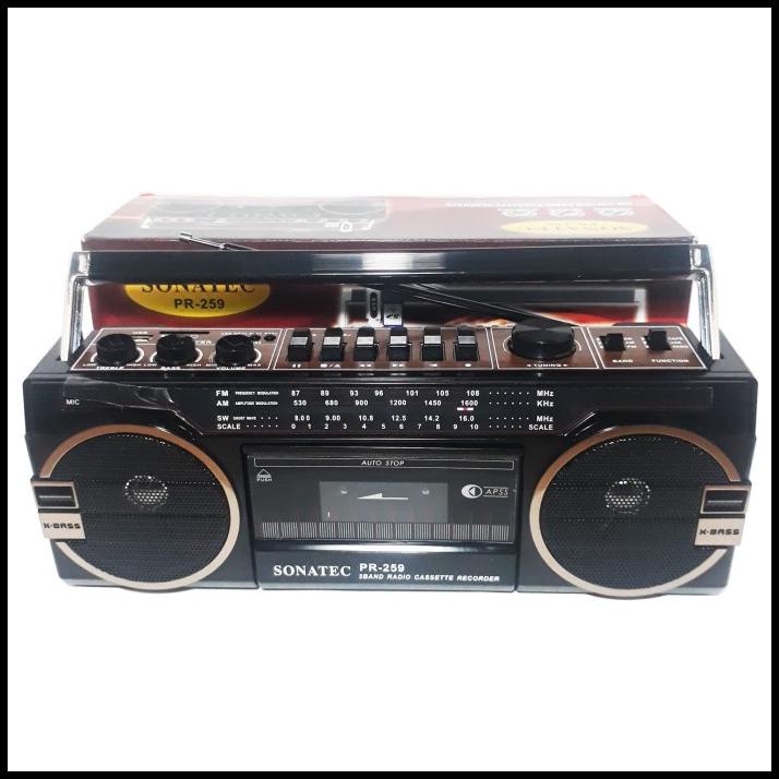 Radio Kaset Sonatec Pr-259 Usb Am Fm Radio