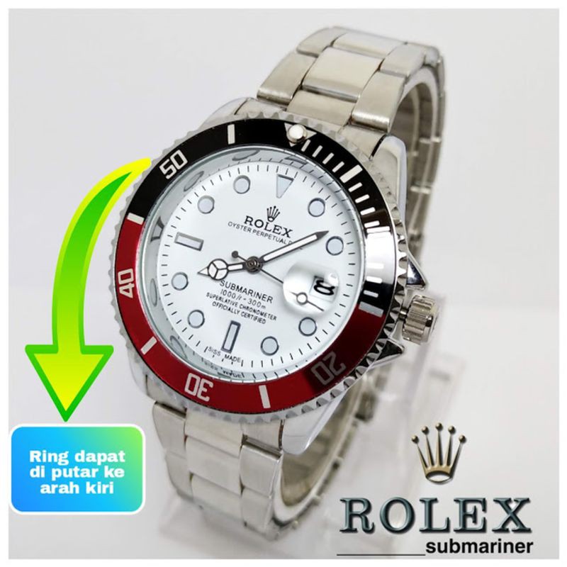 JAM TANGAN ROLEX SUBMARINER TANGGAL WATER RESISTANT