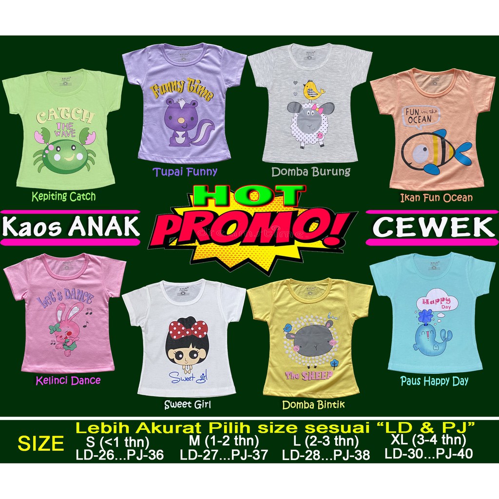 KELFI NEW PRODUCT BAJU  KAOS  BAYI  ANAK CUTE Shopee 