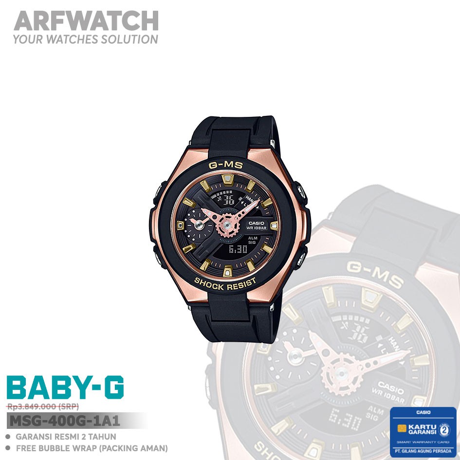 Casio Baby-G MSG-400G-1A1 / MSG-400G-1A1DR Original