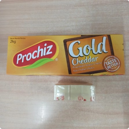 

Keju Prochiz Gold Cheddar Repack 250 gr