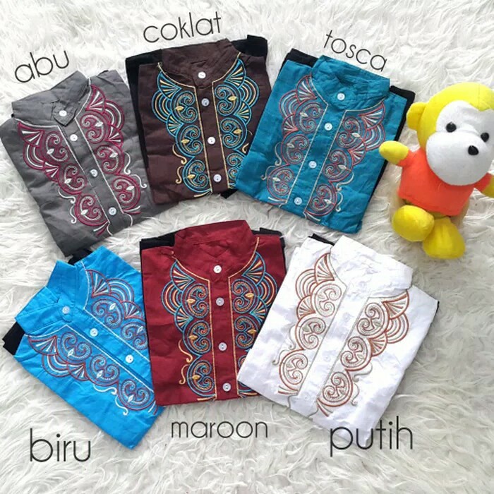 BAJU ANAK BAYI LAKI LAKI SETELAN ROMPER KOKO PECI   SELENDANG   0 3 Bulan  Hijau Tosca Murah