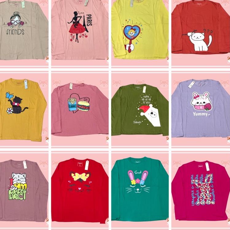Kaos Aero Girls Kaos Anak Perempuan Lengan Panjang Kaos Aero Brand Matahari ▫ SKG.26Au22ι