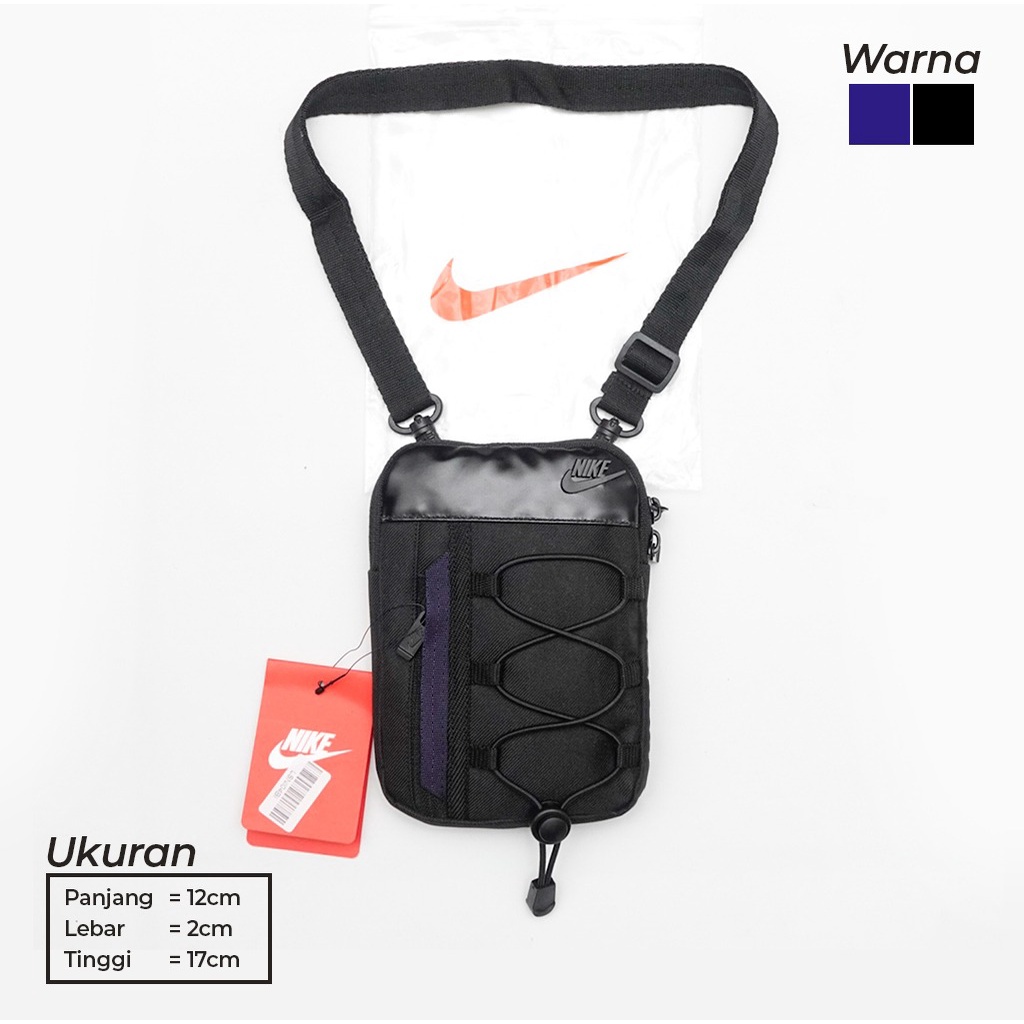 Tas Slingbag Nike Mini Waterproof Tas Selempang Pria Unisex Mirror Original