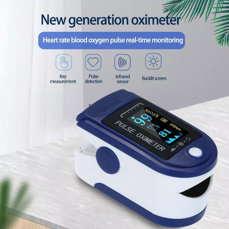 Original Fingertip Pulse Oximeter Oximetry Sp02 Saturation Monitor Exp Baru