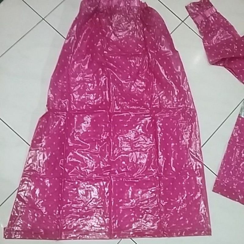 i/a DLP982 JAS HUJAN WANITA JAKET ROK ZAFIRA POLKADOT